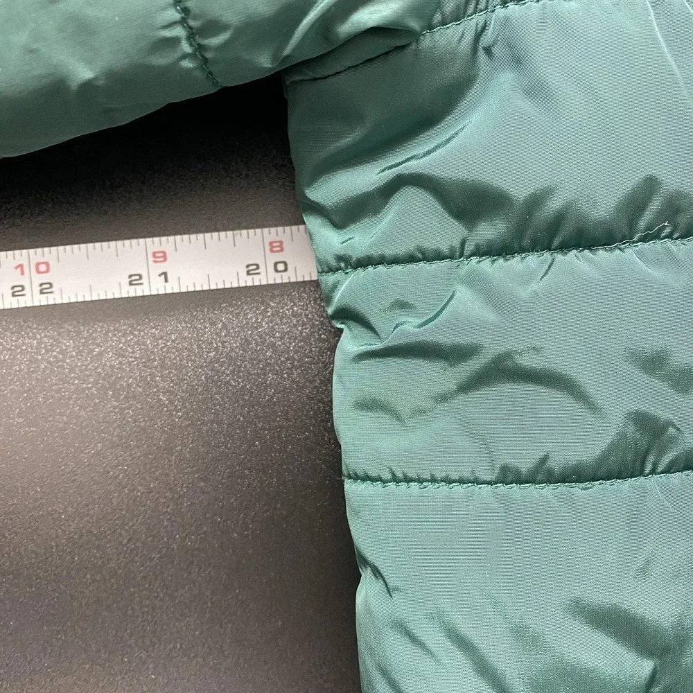 Falls Creek Jacket Girls‎ XL Green Quilted Full Zip Lightweight Insulated Puffer